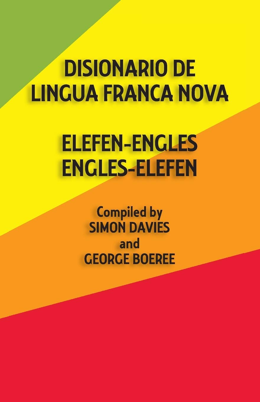 Disionario de Lingua Franca Nova: elefenengles engleselefen (Artificial Languages Edition),Used