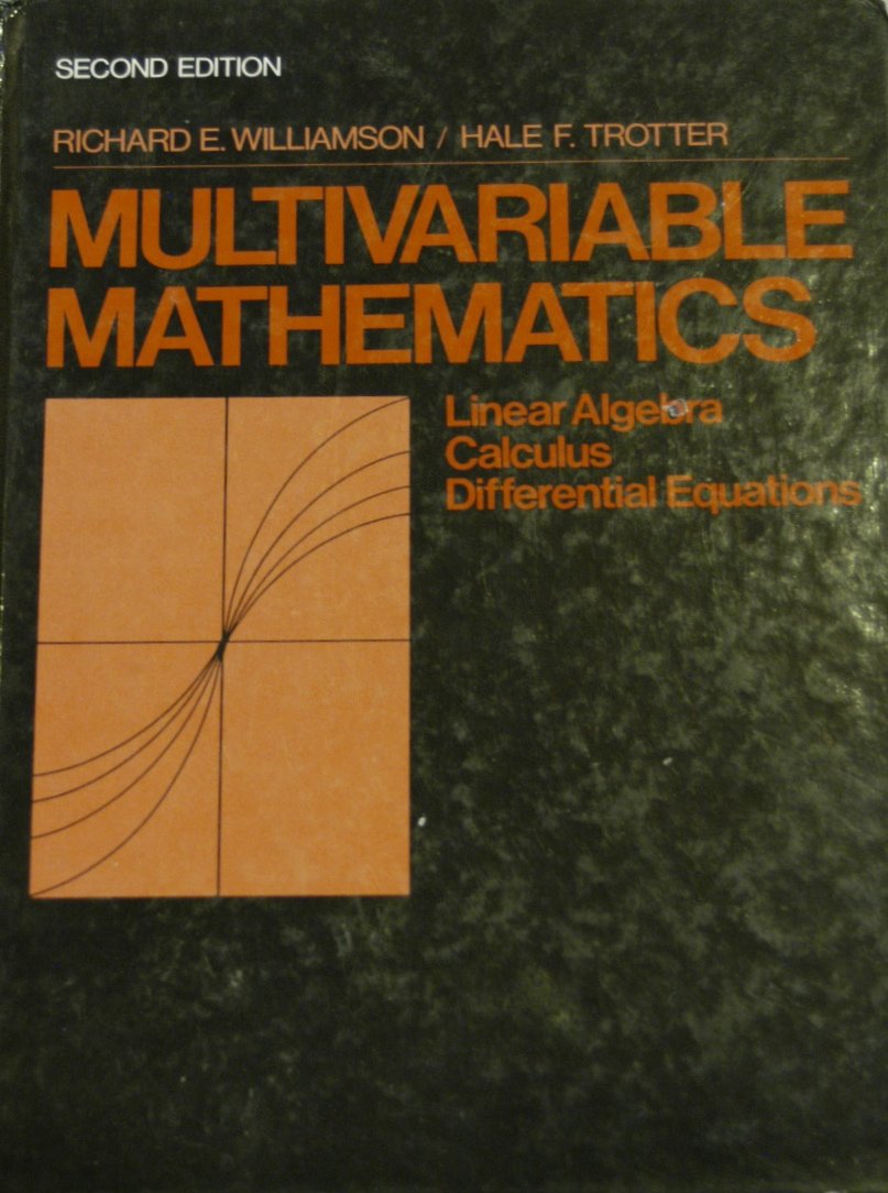 Multivariable Mathematics: Linear Algebra, Calculus, Differential Equations,Used