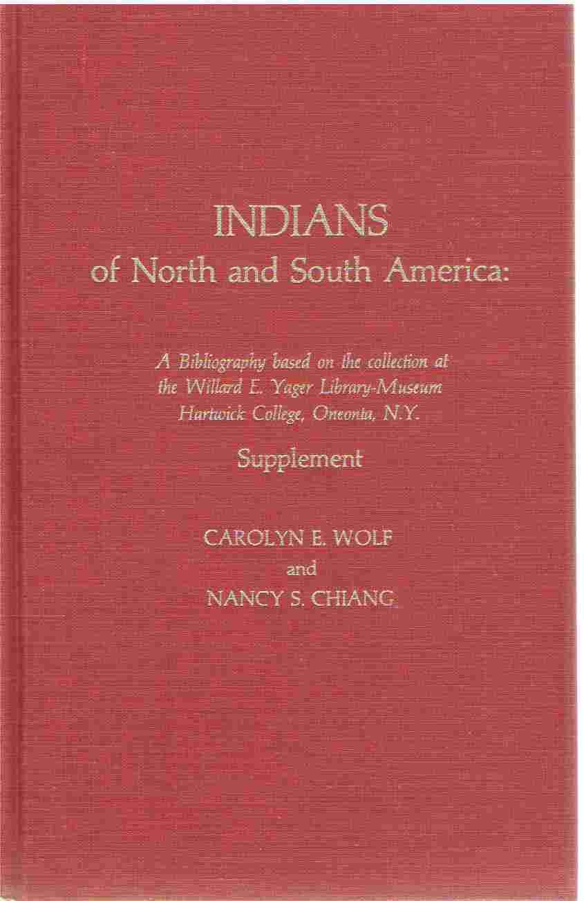 Indians Of North And South America: A Bibliography,Used