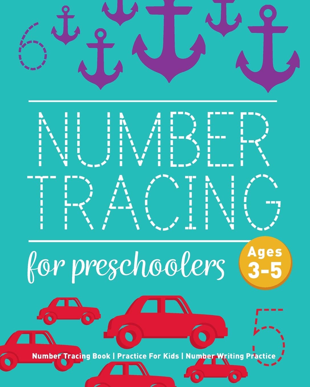 Number Tracing Book For Preschoolers: Number Tracing Book, Practice For Kids, Ages 35, Number Writing Practice,Used
