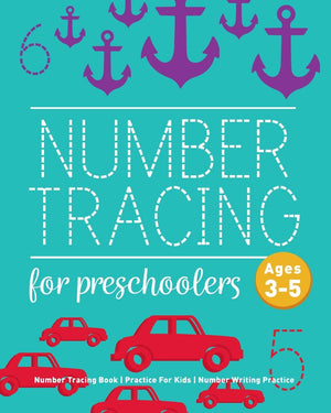Number Tracing Book For Preschoolers: Number Tracing Book, Practice For Kids, Ages 35, Number Writing Practice,Used
