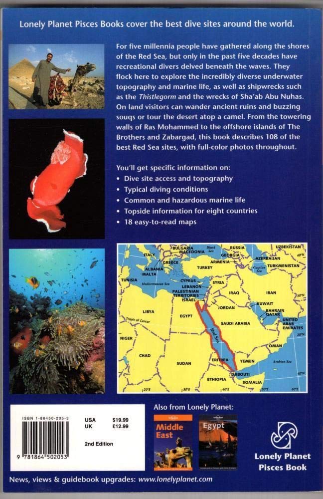 Lonely Planet Diving & Snorkeling Red Sea,Used