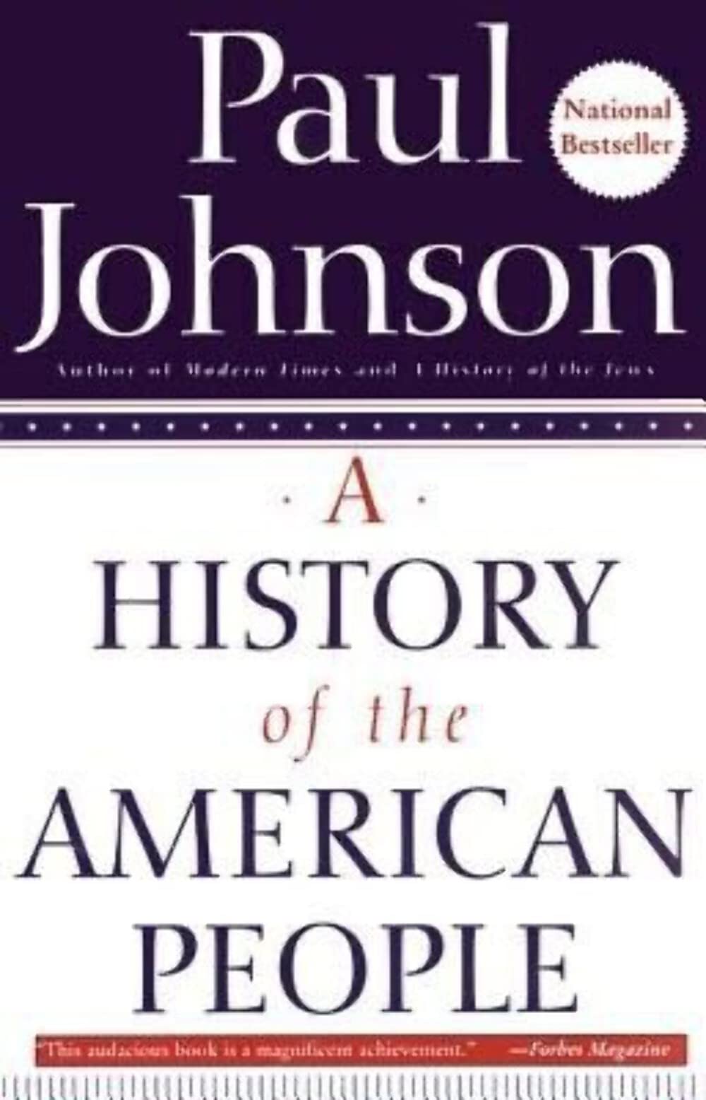 A History Of The American People