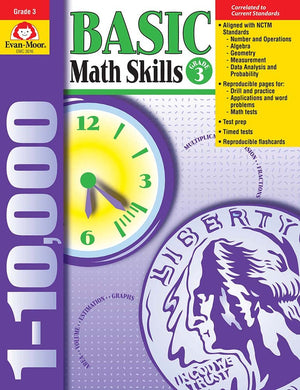 Basic Math Skills, Grade 3,New