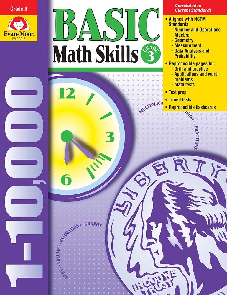 Basic Math Skills, Grade 3,New
