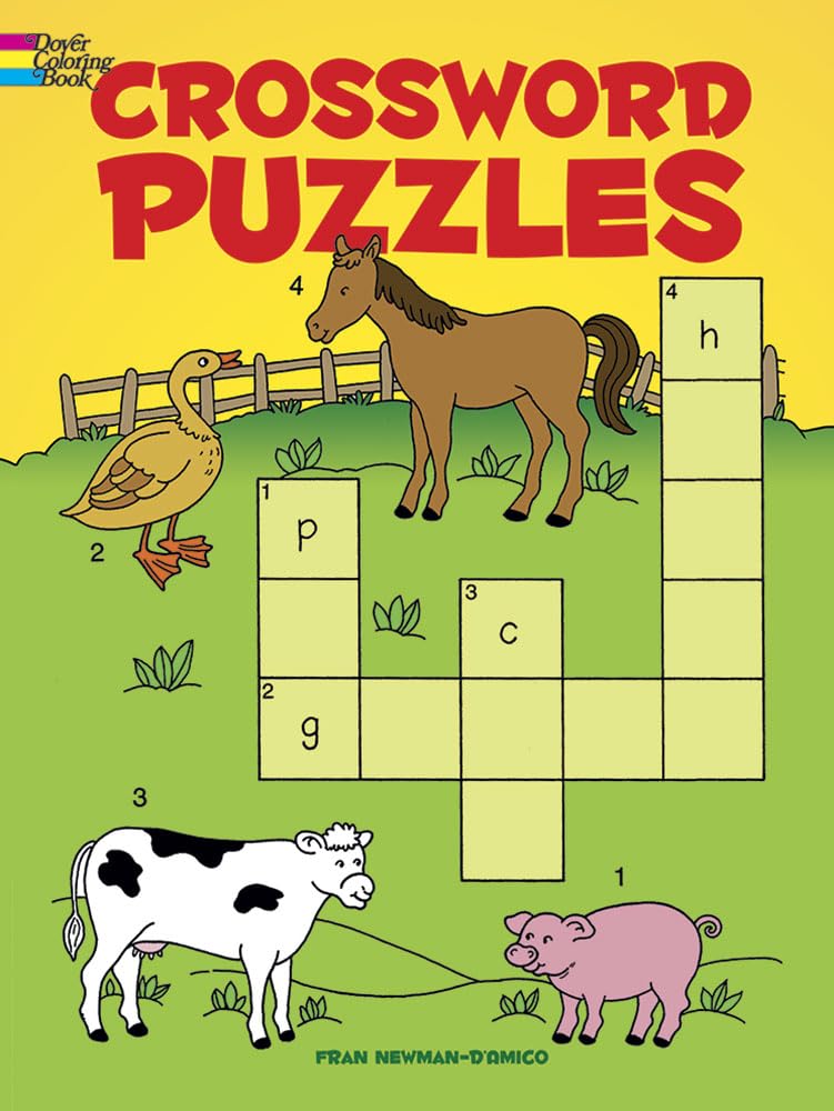 Crossword Puzzles (Dover Kids Activity Books),Used