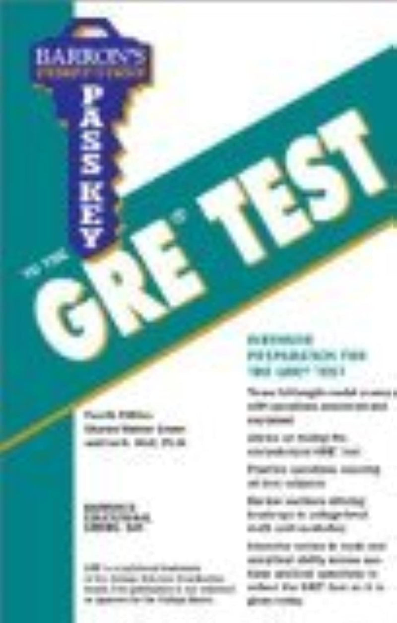 Pass Key to the GRE (BARRON'S PASS KEY TO THE GRE),New