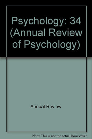Annual Review of Psychology: 1983,Used