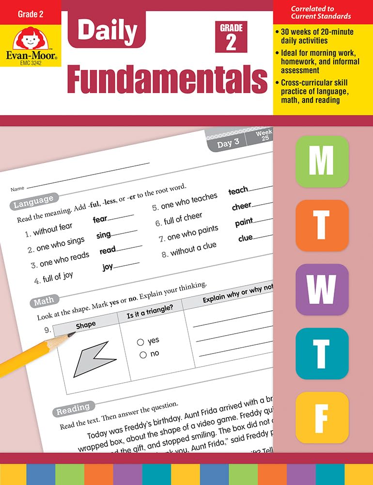 EvanMoor Daily Fundamentals, Grade 2,New