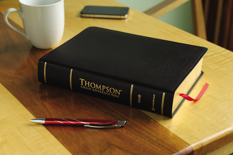 Nasb, Thompson Chainreference Bible, Bonded Leather, Black, Red Letter, 1977 Text,New