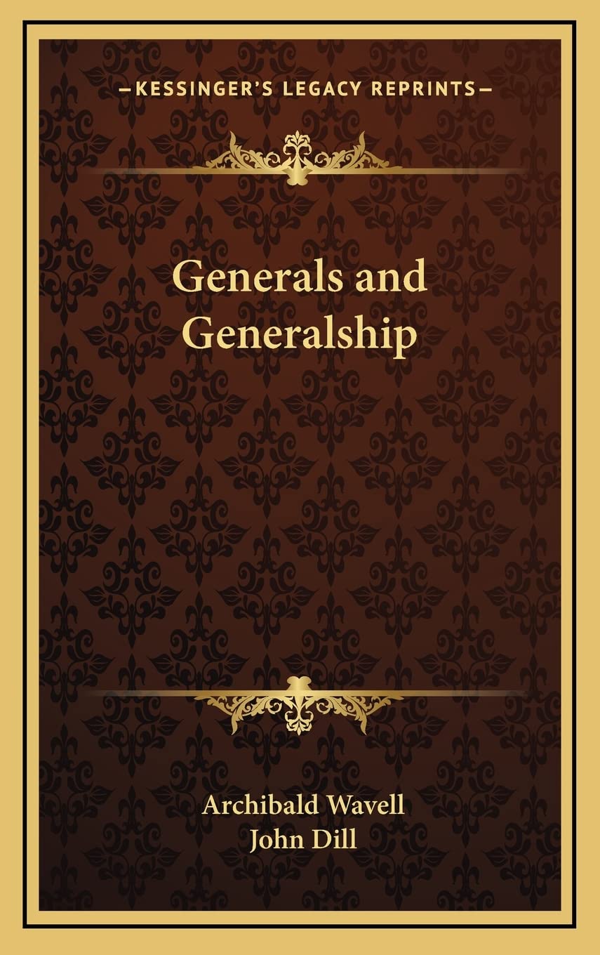 Generals And Generalship