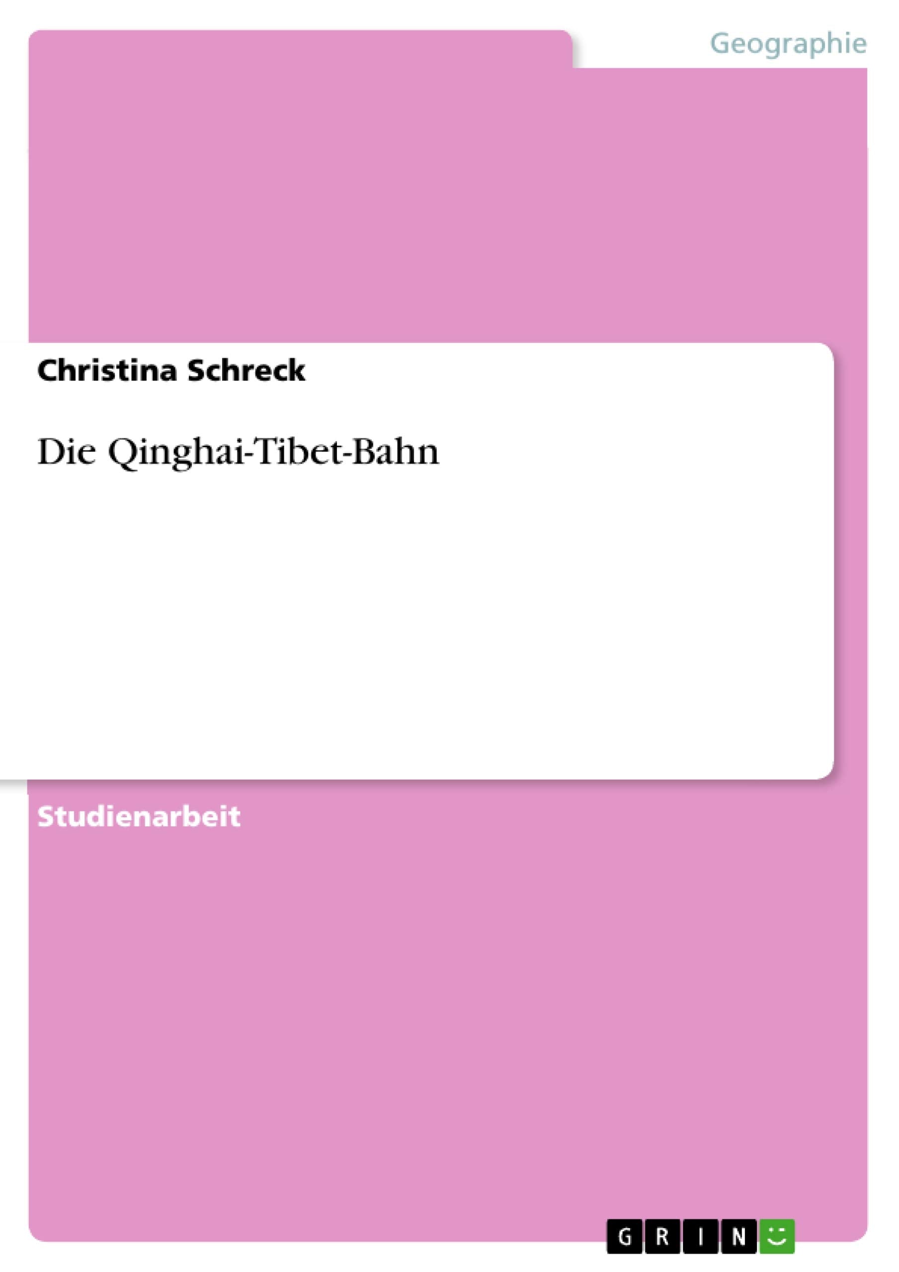 Die Qinghaitibetbahn (German Edition),Used