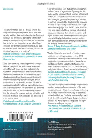 The Microsoft Antitrust Cases: Competition Policy for the Twentyfirst Century,Used