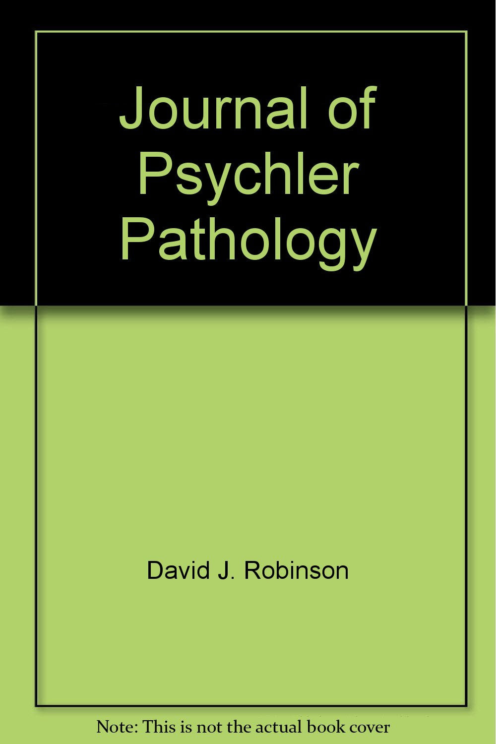 Journal of Psychler Pathology,Used