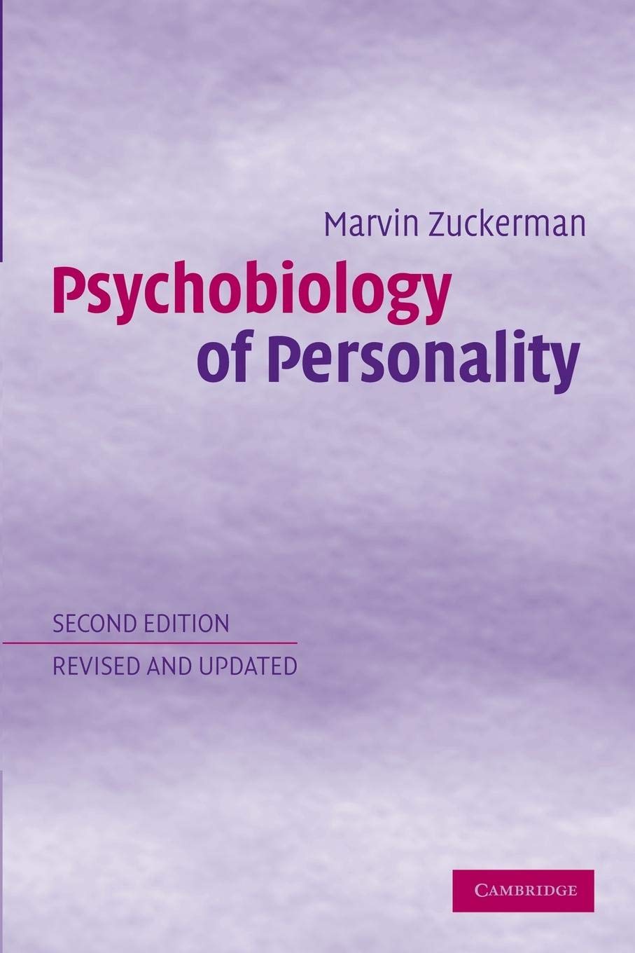Psychobiology of Personality (Problems in the Behavioural Sciences S),Used