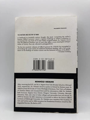 The Nature and Destiny of Man, Volume 1,New