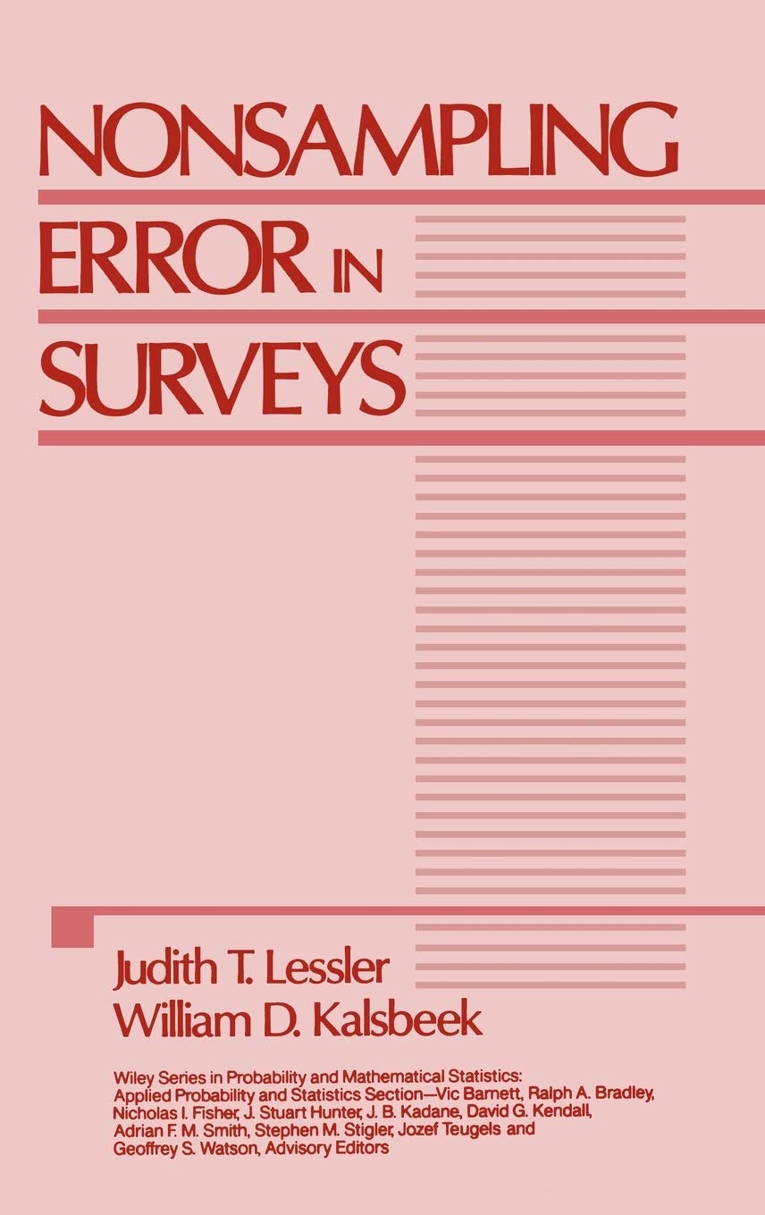 Nonsampling Error in Surveys,Used