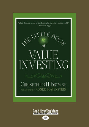 The Little Book Of Value Investing (Large Print 16Pt),Used