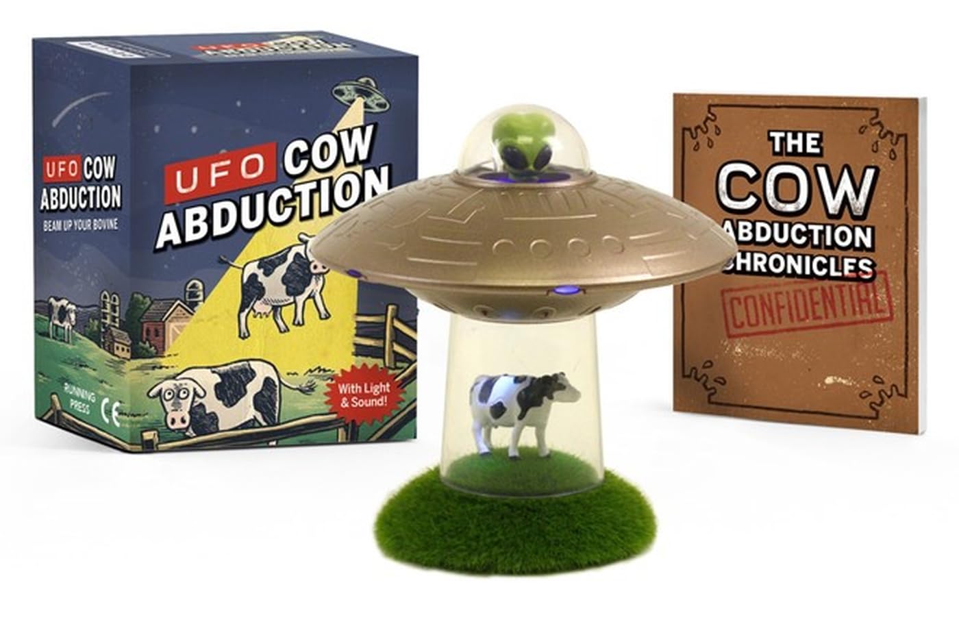 Ufo Cow Abduction: Beam Up Your Bovine (With Light And Sound!) (Rp Minis)-used