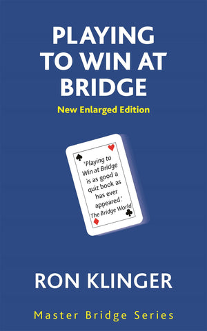 Playing To Win At Bridge (MASTER BRIDGE),Used