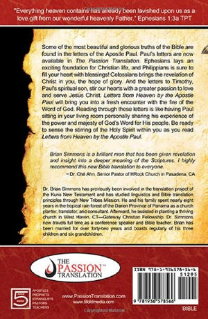 Letters from Heaven by the Apostle Paul,Used