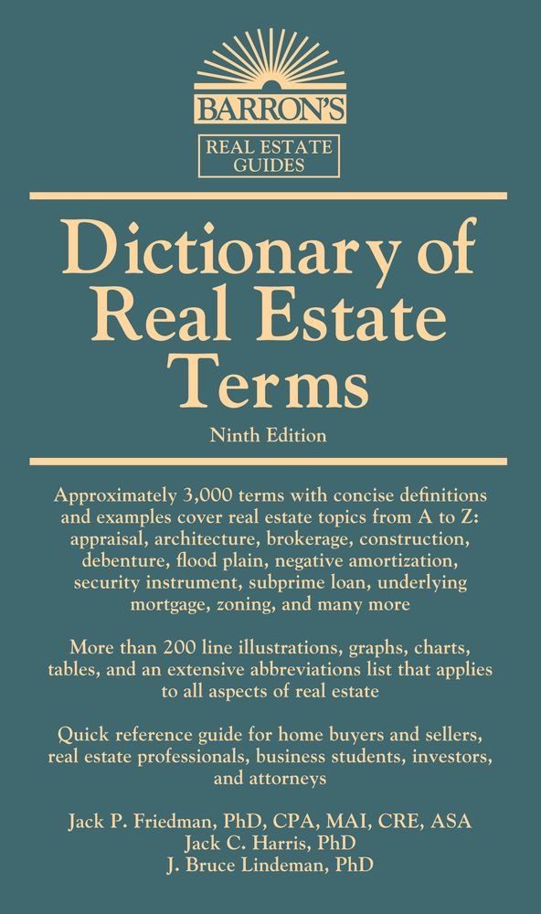 Dictionary of Real Estate Terms (Barron's Business Dictionaries),Used