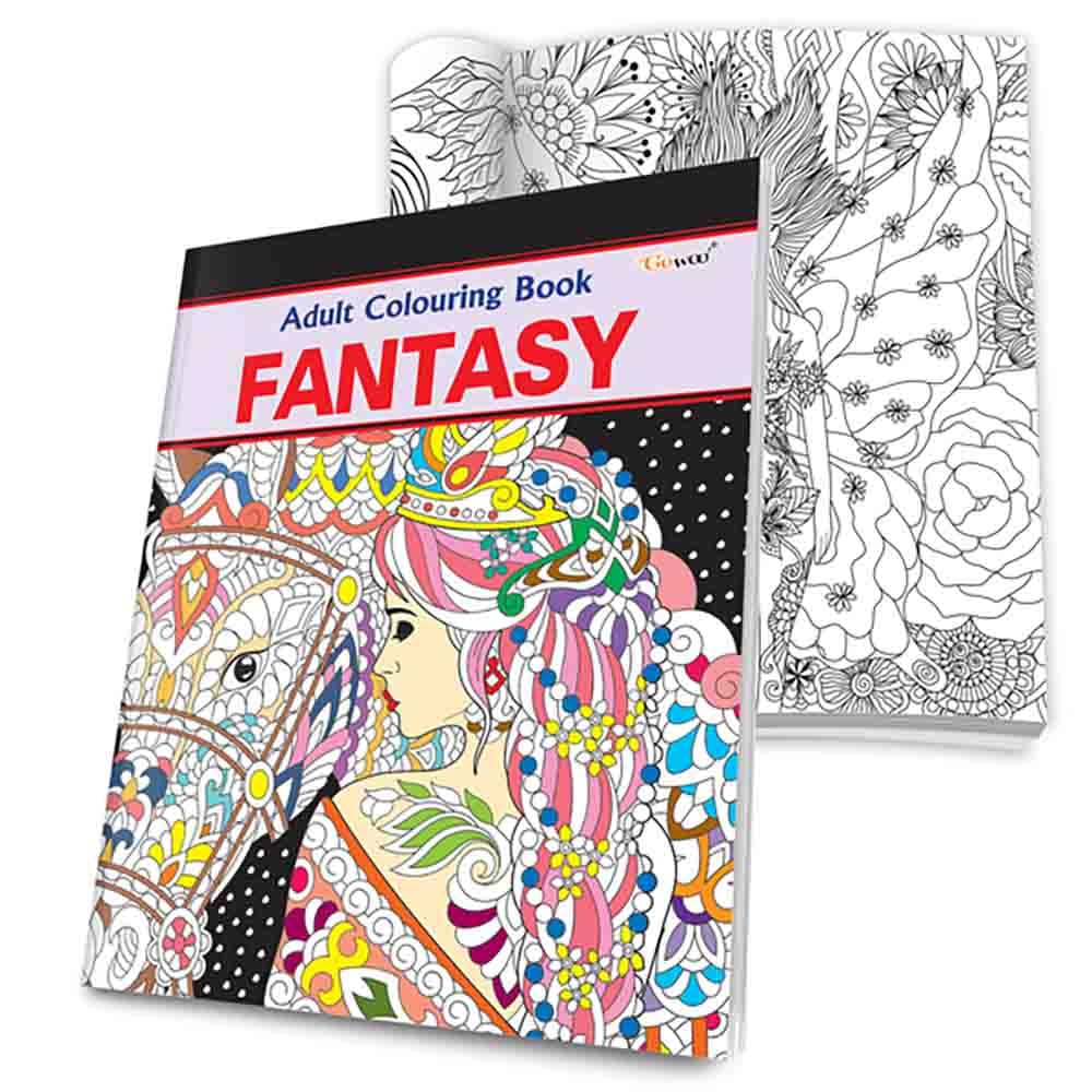 Fantasy - Adult Colouring Book : Adult Coloring For Relaxation, Creative Art For Adults, Coloring Book For Mindfulness