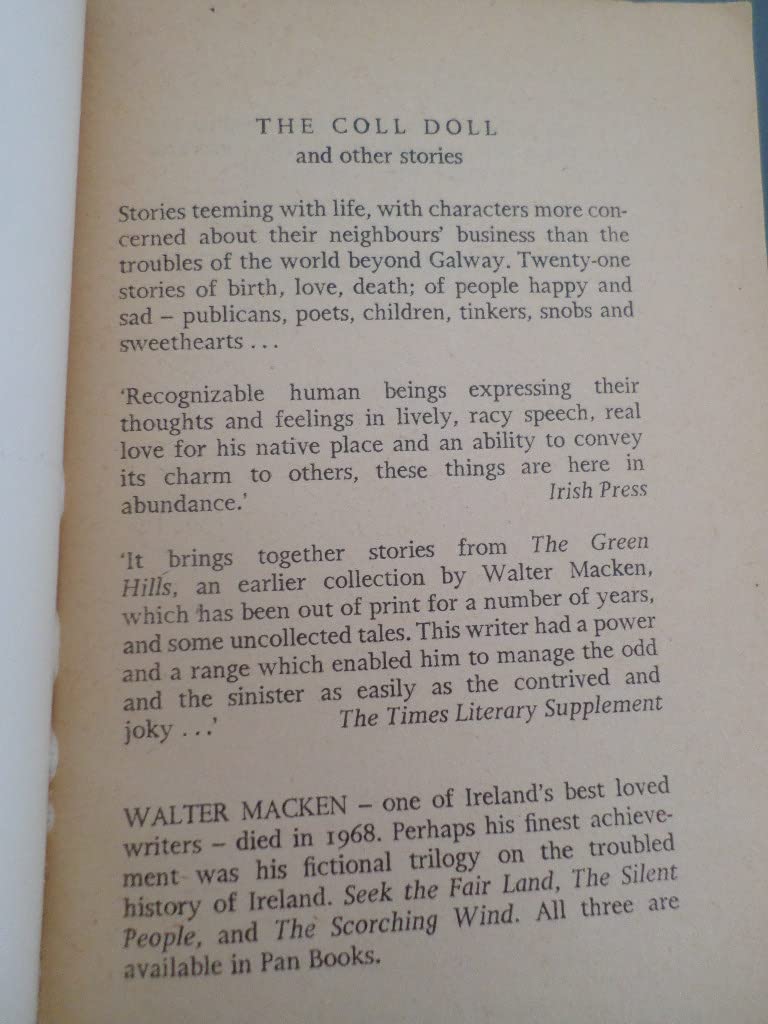 The Coll Doll, And Other Stories,New