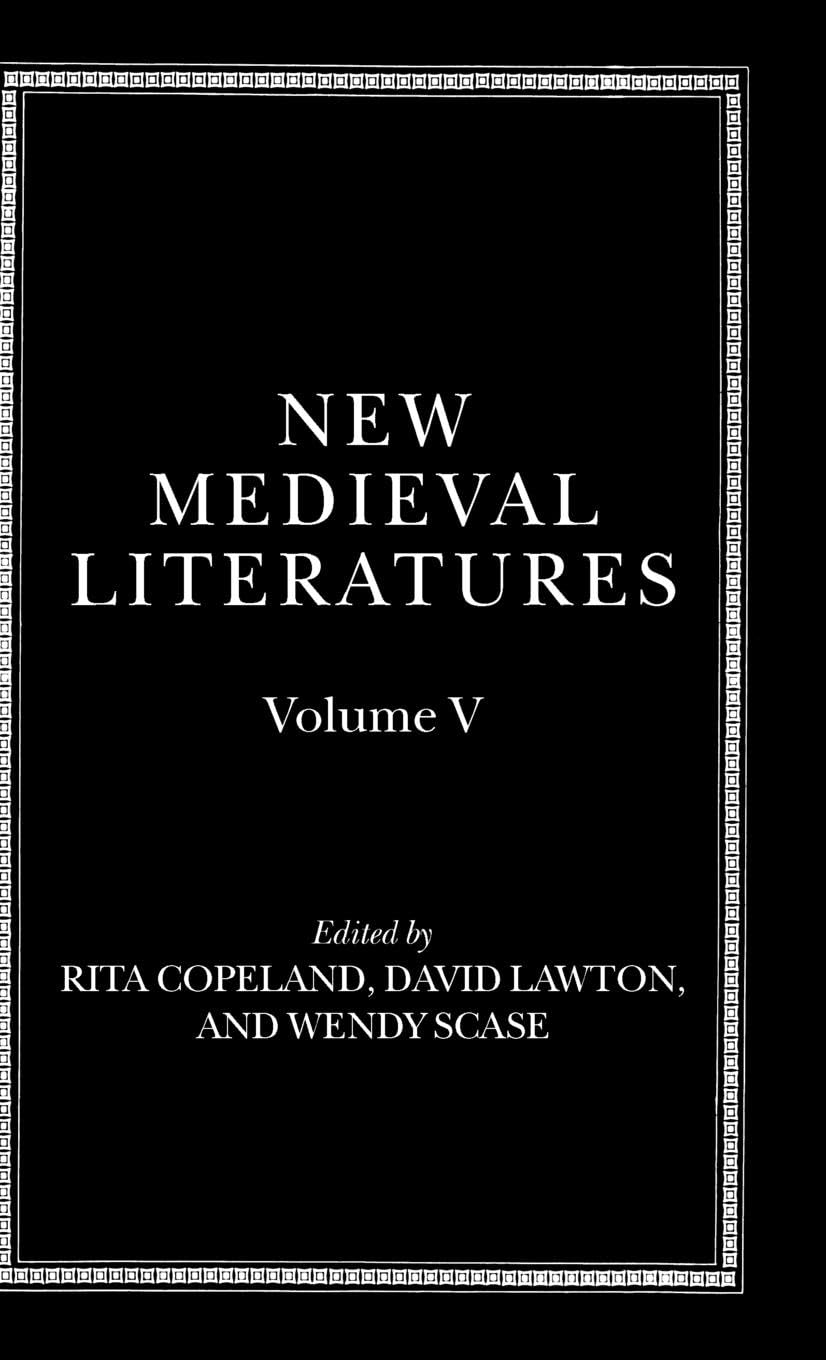 New Medieval Literatures: Volume V,Used