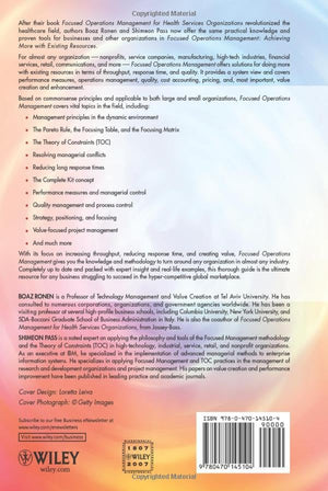 Focused Operations Management: Achieving More with Existing Resources,Used