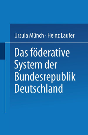 Das fderative System der Bundesrepublik Deutschland (UniTaschenbcher) (German Edition),Used