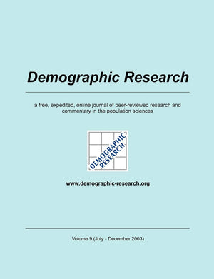 Demographic Research, Volume 9 (German Edition),Used