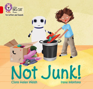Not Junk!: Band 2A/Red A (Collins Big Cat Phonics for Letters and Sounds),Used