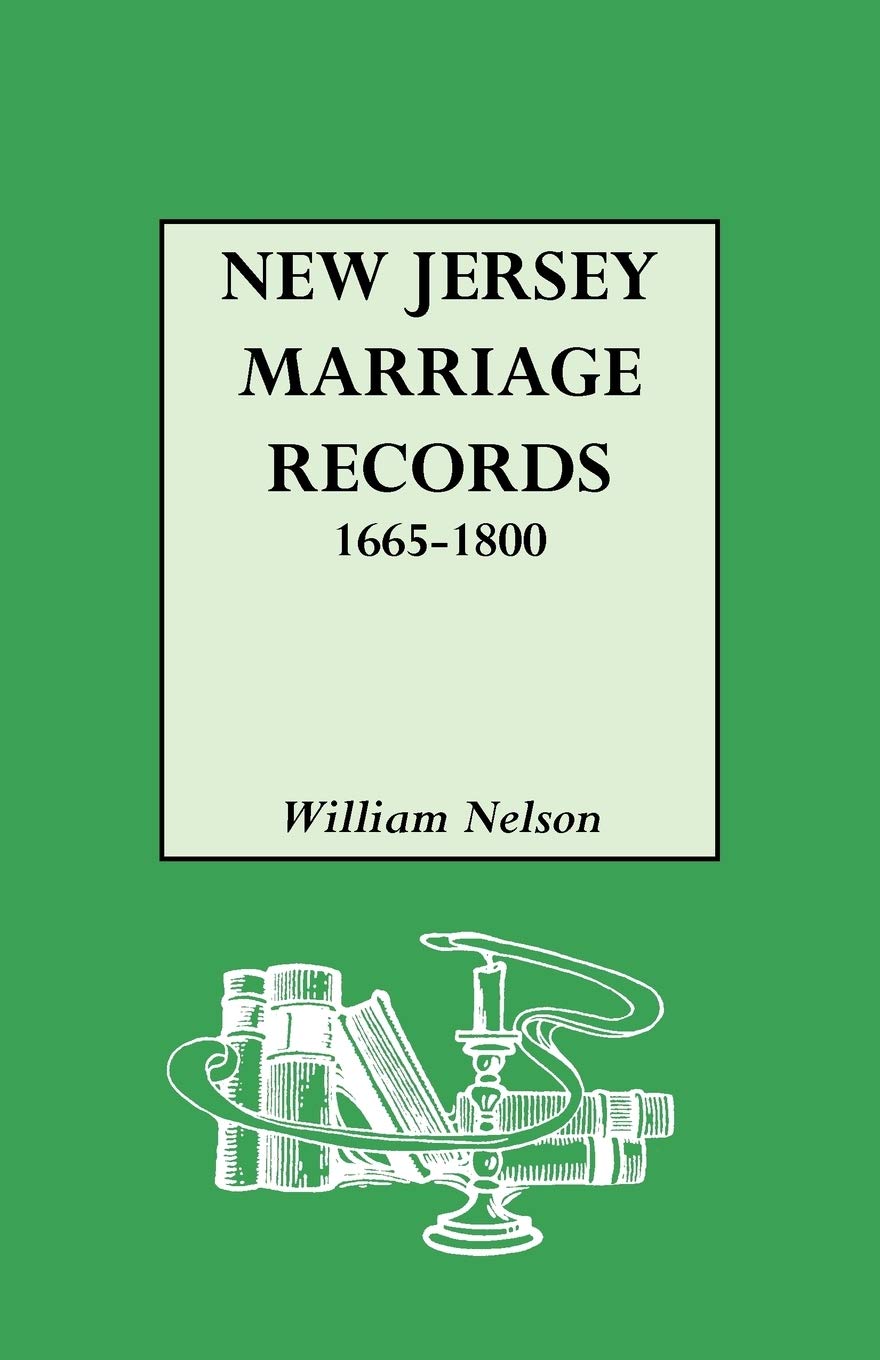 New Jersey Marriage Records, 16651800,Used