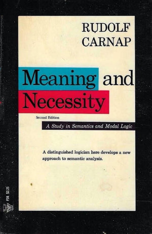 Meaning and Necessity,Used