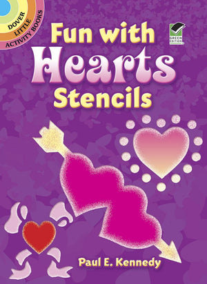Fun with Hearts Stencils (Dover Stencils),Used