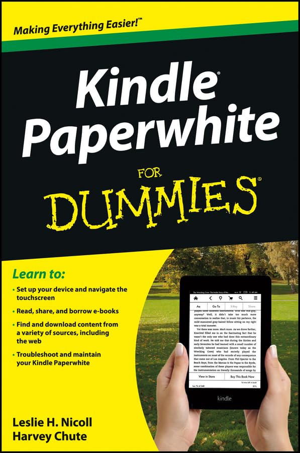 Kindle Paperwhite for Dummies,Used