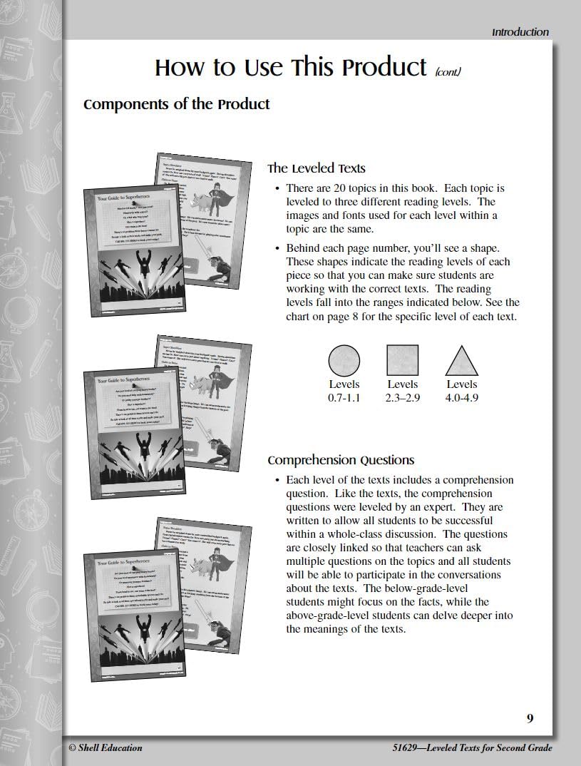 Leveled Texts for Second Grade,Used