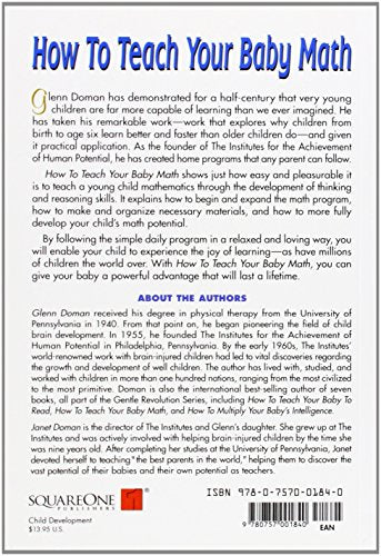 How to Teach Your Baby Math (The Gentle Revolution Series),Used