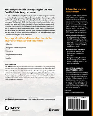 AWS Certified Data Analytics Study Guide: Specialty (DASC01) Exam,Used