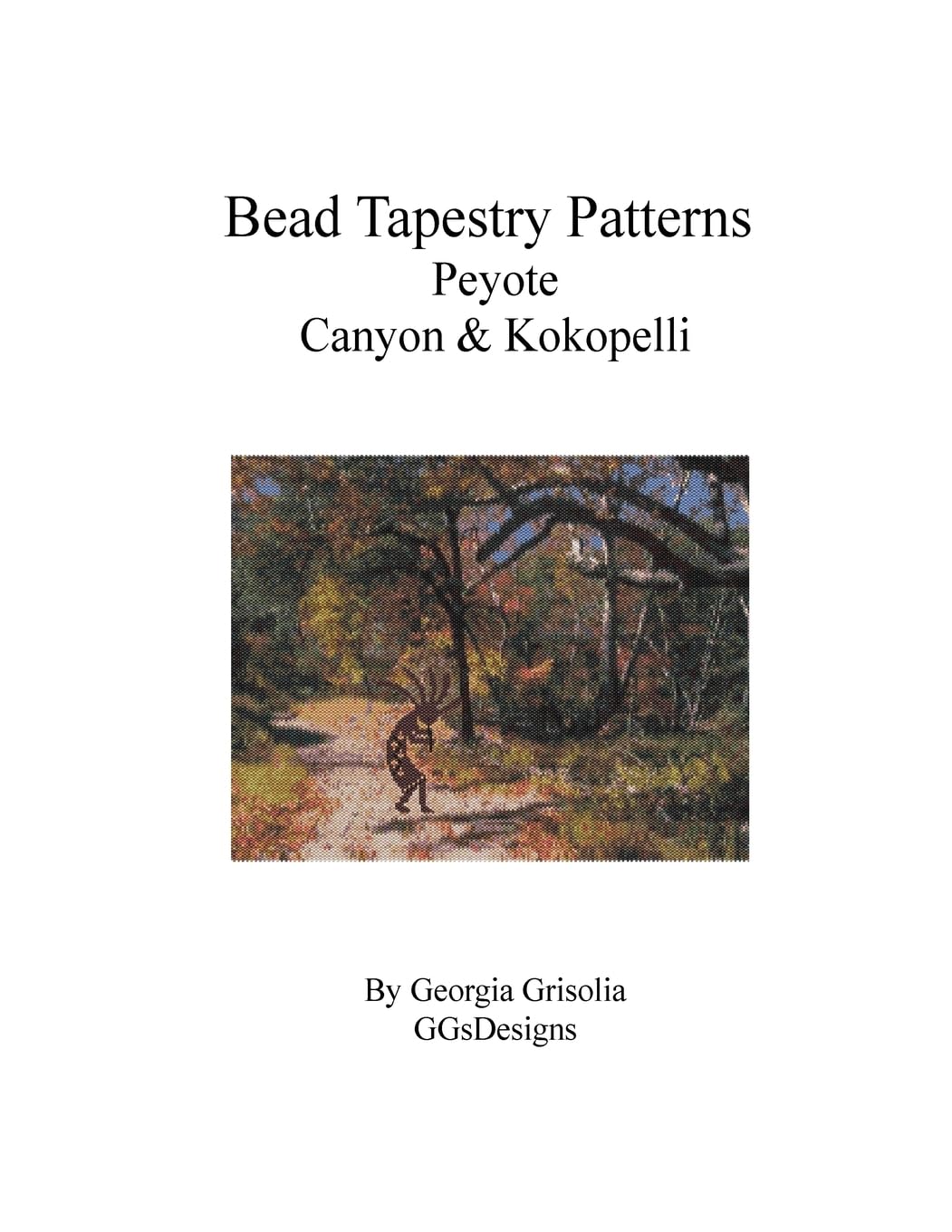 Bead Tapestry Patterns Peyote Canyon & Kokopelli,Used