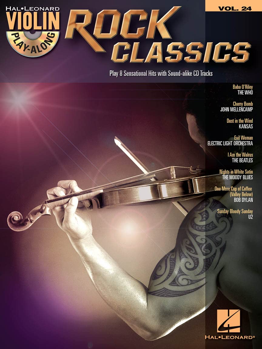 Rock Classics: Violin PlayAlong Volume 24 (Violin Playalong, 24),New
