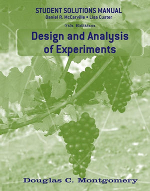 Ssm Design And Analysis Of Experiments 7E,Used