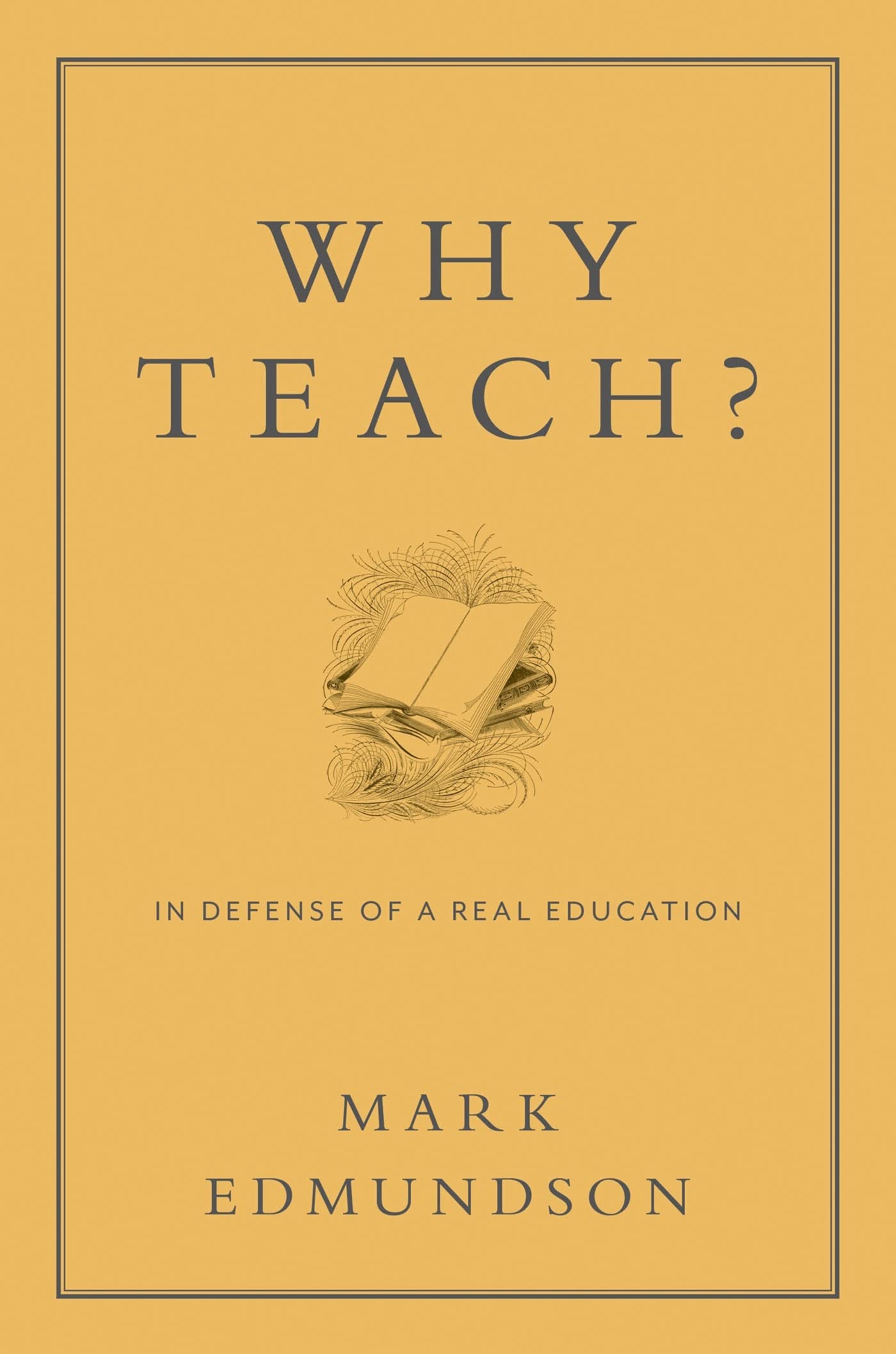 Why Teach?: In Defense Of A Real Education,New