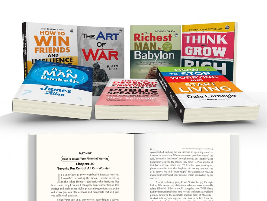 Timeless Classics Novel : The Ultimate Personal Development & Wealth Building Set - Think & Grow Rich, The Art Of War, How To Win Friends & More