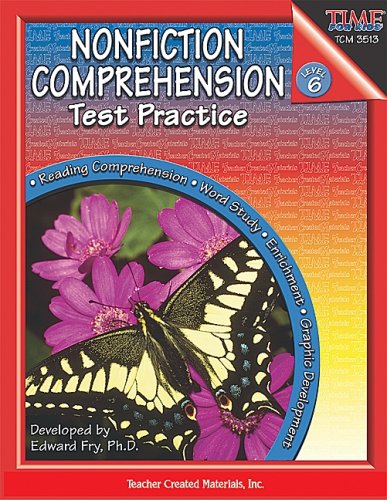 Nonfiction Comprehension Test Practice, Level 6,Used