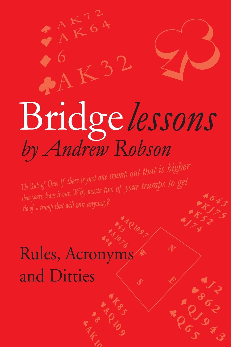 Bridge Lessons: Rules, Acronyms and Ditties,Used
