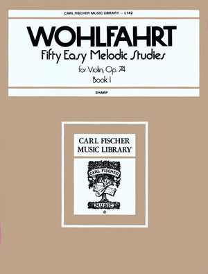 Fifty Easy Melodic Studies For Violin, Book 1,Used