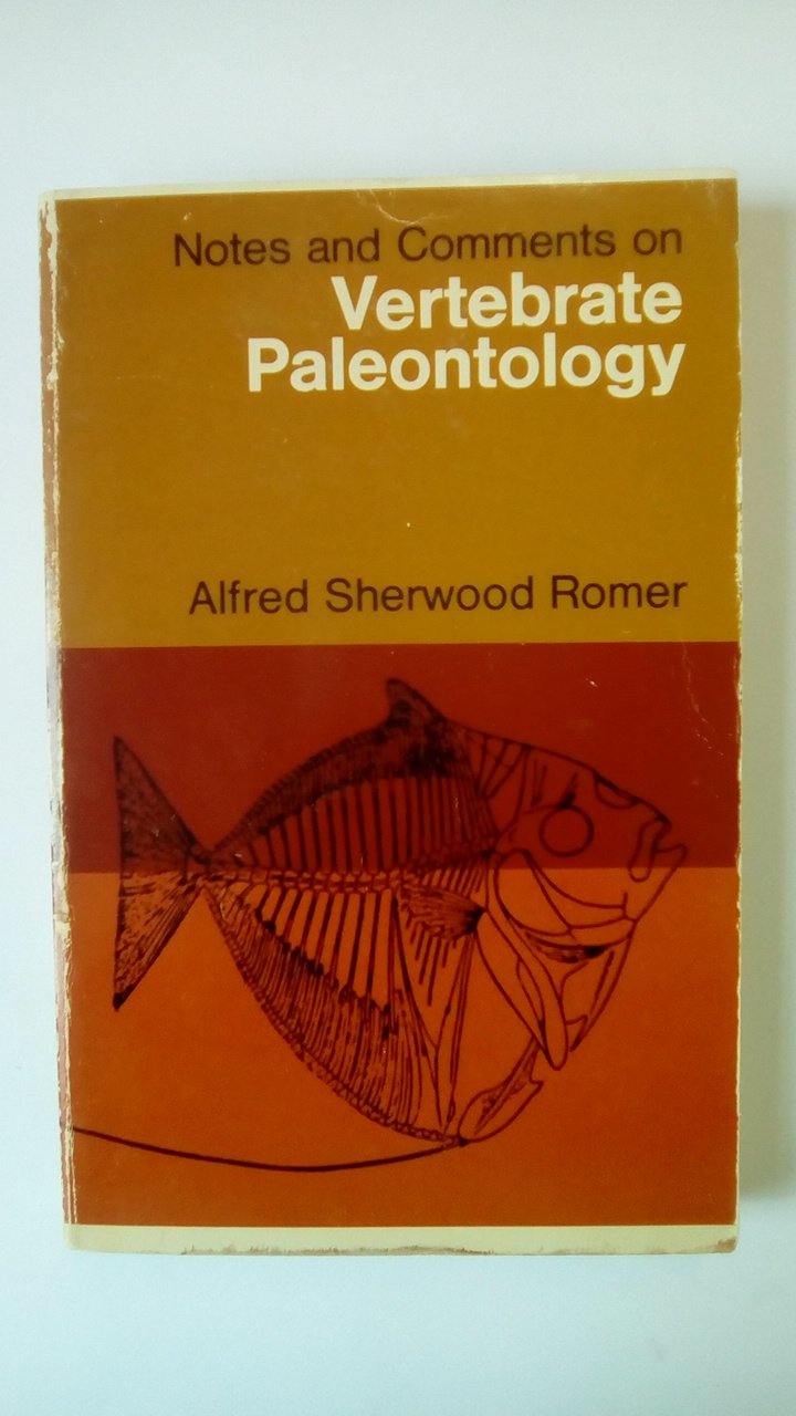 Notes and Comments on Vertebrate Palaeontology,Used