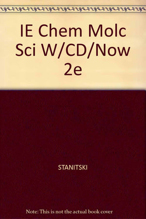 IE Chem Molc Sci W/CD/Now 2e,Used